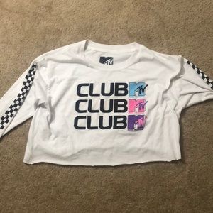 Club Mtv Long sleeves cropped shirt